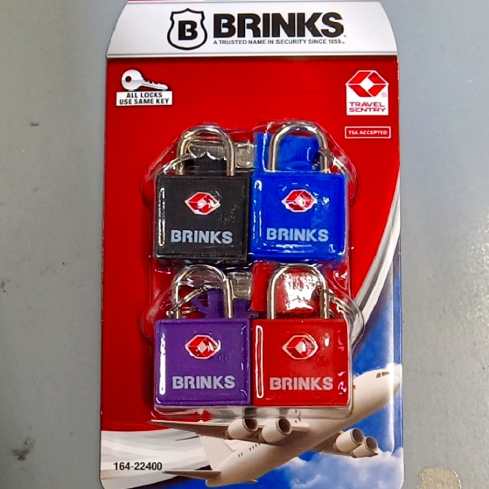 Brinks Multi-Color TSA Luggage Locks